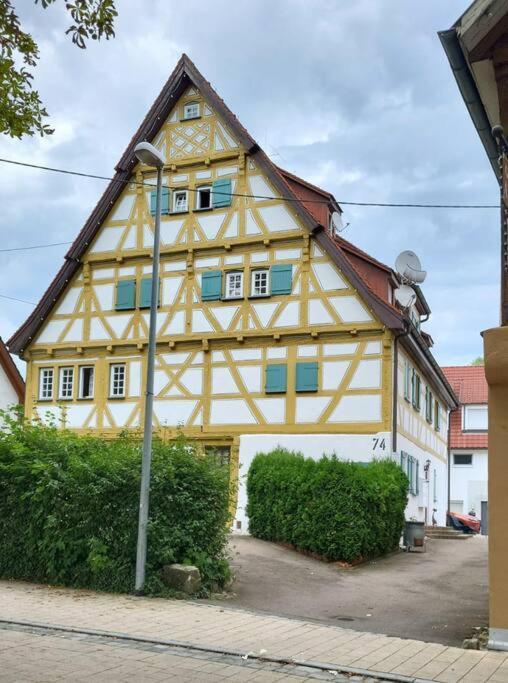 Fachwerk Maisonette In Nuertingen Exterior foto